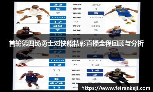 首轮第四场勇士对快船精彩直播全程回顾与分析